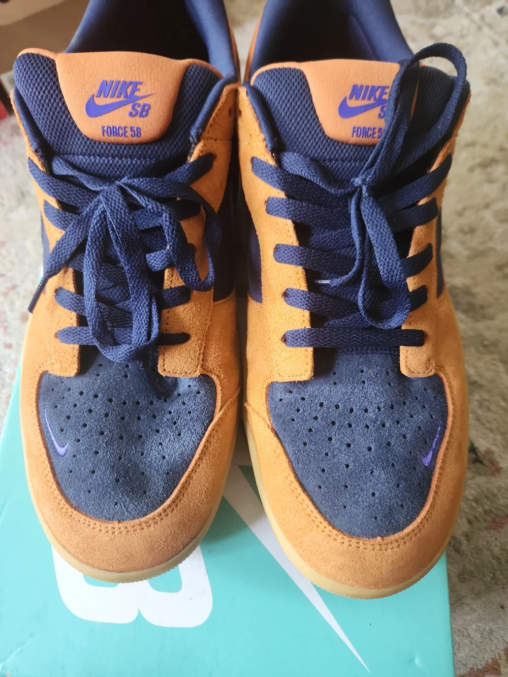 Size 14 - Nike Force 58 SB Monarch Midnight Navy With Box